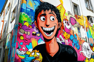 create unique street art graffiti