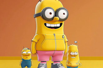 turn you in a yellow cartoon character