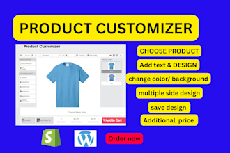 add product designer to your previous website