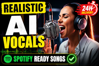 create studio quality ai songs with realistic vocals
