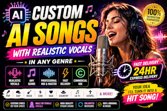 create studio quality ai songs with realistic vocals