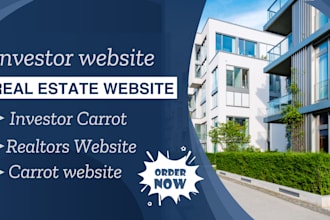 build realtor investor carrot website real estate website oncarrot website