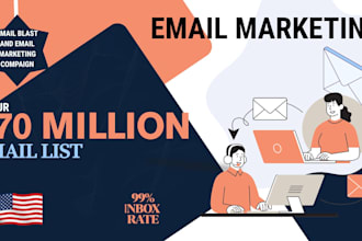 send 470 million bulk email blast, email marketing campaign to inbox
