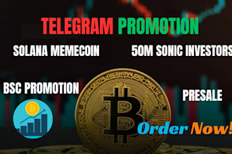 raise 50m sonic investors, solana memecoin, ton, bsc presale, telegram promotion