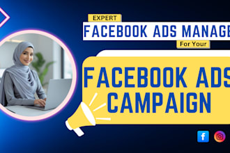 setup facebook ads campaign as an expert ads manager