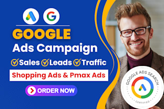 setup, manage profitable google ads and PPC adwords shopping campaign for ROI