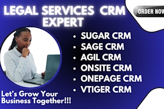 customize sage crm, agile crm, vtiger crm, sugarcrm, onepage crm, onsite crm