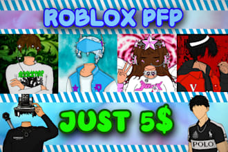 draw your roblox pfp profile picture, gfx