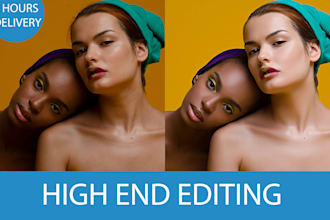 do photo retouching, headshot retouching, portrait retouch in 2 hours