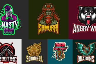 design mascot esports logo twitch youtube kicks gamingavatar