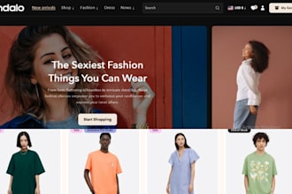 design profitable clothes shopify fashion store clothing brand website