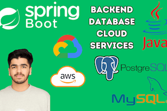 build scalable custom java spring boot backend