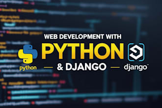 develop professional python django based web application
