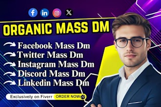 send instagram mass dm linkedin mass dm facebook mass dm daily outreach cold dm