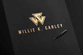 create a modern minimalist and luxury logo design
