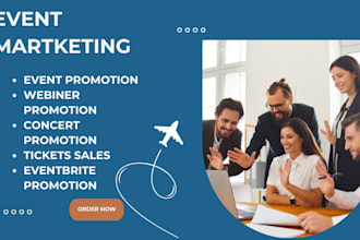 promote your  event, ticket sales eventbrite webinar concert to boost engagement