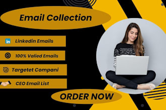 do email collection, web scraping, mining and research