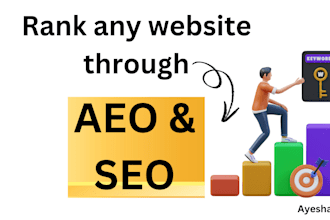 rank any website through aeo and SEO