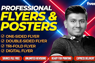 design stunning professional flyers, posters, party flyers