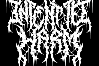 design your black, slamming, brutal, death metal band logo