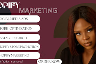 boost shopify sales, complete shopify marketing, shopify store promotion