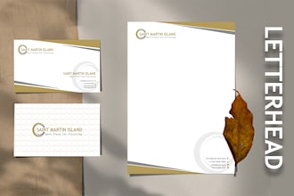 design professional editable letterhead template