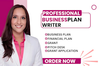 write a complete business plan for startups, financial projections, pitch deck