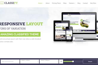 create classified ads and business directory website using wordpress