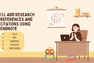 add research references and citations using endnote