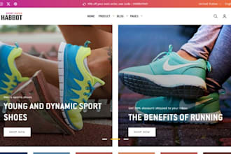 design profitable footwear shopify sneakers store shoe website streetwear store