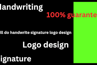 do signature, handwritten, scripted and cursive