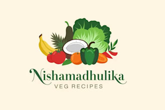 design amazing classic food logo for your brand