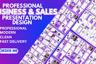 design a professional PPT, canva business presentation that converts
