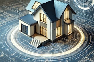 create uk house plan, building plan and detailed construction drawing