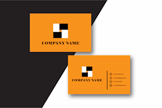 create a minimalist and modern business card