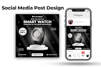 professional social media post design for your brand