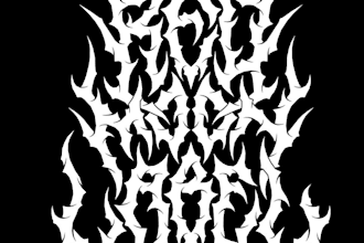 do a metal,hardcore,heavy metal, black metal band logo