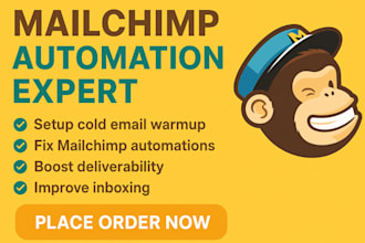 setup cold email warmup fix mailchimp automations boost deliverability inboxing