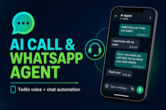 build an ai call or whatsapp agent with twilio and openai