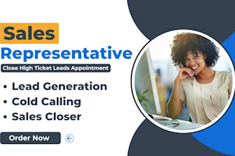 be sales rep, sales closer, sales representative, sales agent appointment setter