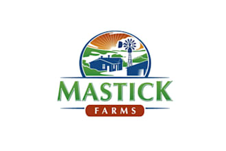 create modern and amazing farm logo design