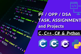 code pf opp dsa task assignments and projects in c, cpp c sharp and python