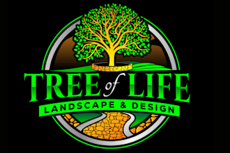do awesome tree landscape logo