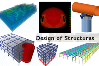 do civil engineering projects on etabs, sap, staad pro, ms project and reports