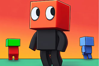 design a unique roblox icon with detail