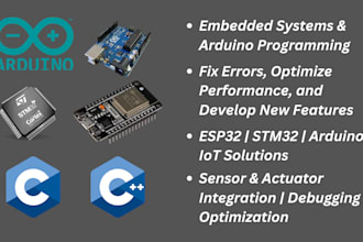 develop arduino, esp32, and stm32 projects in c and cpp