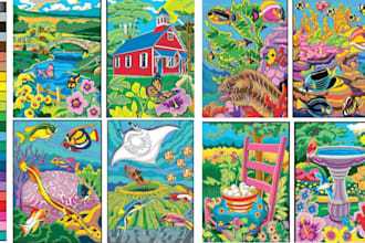 create mystery mosaic color by number pages coloring book pixel art coloring