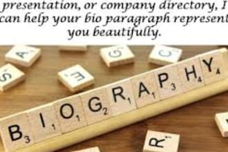 do company bio, about me, about us, company profile