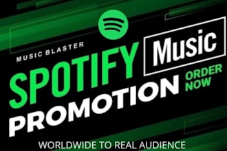 do organic worldwide spotify music promotion, spotify promo and itune