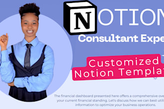 build custom notion template notion workspace notion website for your needs